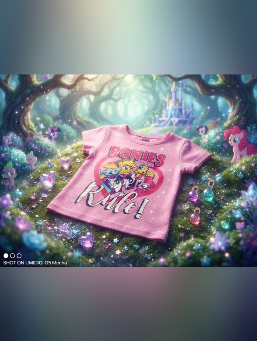 5/$100 My Little Pony "Ponies Rule!" Graphic Tee 🩷